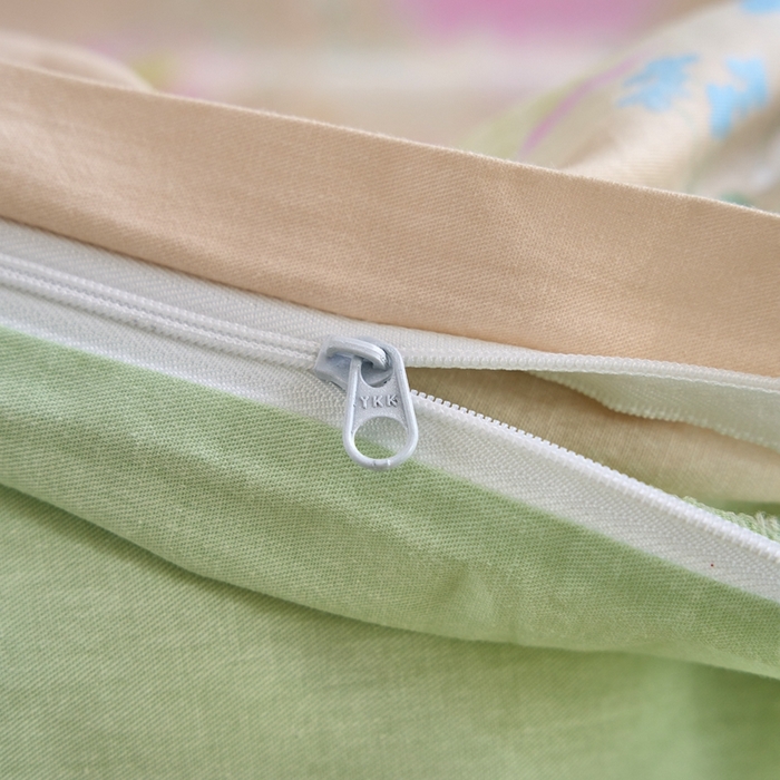 91家纺网 家纺一手货源 找家纺 三沁家居 2025新款全棉纯棉斜纹精梳长绒棉印花四件套 春意盎然