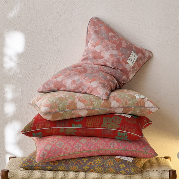 91家纺网 家纺一手货源 找家纺 （总）明星枕业 2025新款纯棉荞麦枕头枕芯全棉双层纱布荞麦皮枕护颈椎单边枕