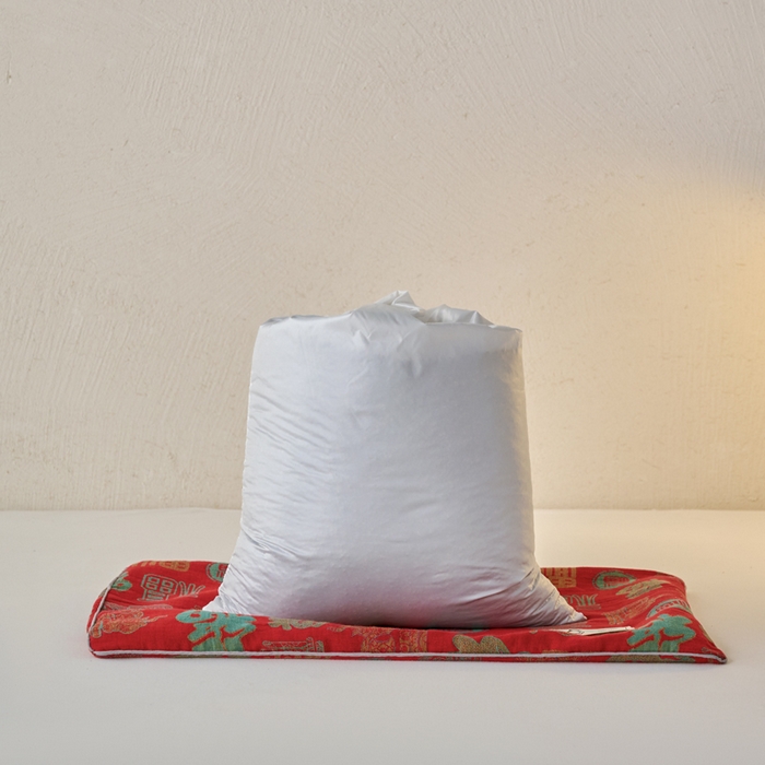 91家纺网 家纺一手货源 找家纺 （总）明星枕业 2025新款纯棉荞麦枕头枕芯全棉双层纱布荞麦皮枕护颈椎单边枕