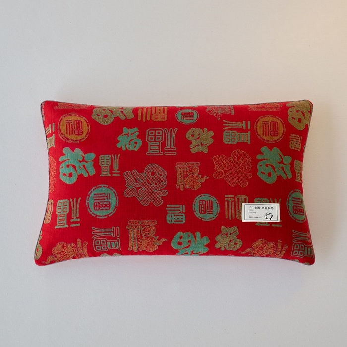 91家纺网 家纺一手货源 找家纺 明星枕业 2025新款纯棉荞麦枕头枕芯全棉双层纱布荞麦皮枕护颈椎单边枕 单边-百福枕 40*60cm/只