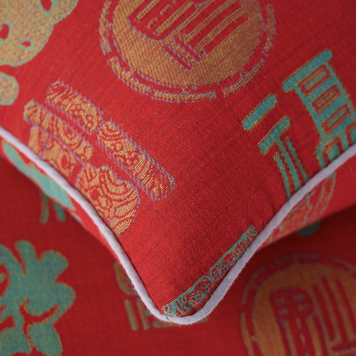 91家纺网 家纺一手货源 找家纺 明星枕业 2025新款纯棉荞麦枕头枕芯全棉双层纱布荞麦皮枕护颈椎单边枕 单边-百福枕 40*60cm/只