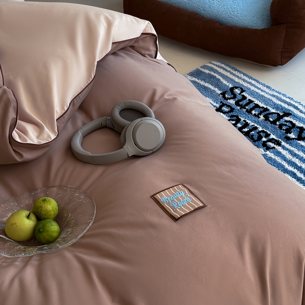 91家纺网 家纺一手货源 找家纺 （总）简纯主义 2025新款全棉纯棉磨毛四件套-多巴胺系列