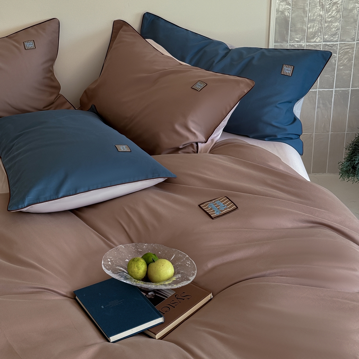 91家纺网 家纺一手货源 找家纺 （总）简纯主义 2025新款全棉纯棉磨毛四件套-多巴胺系列