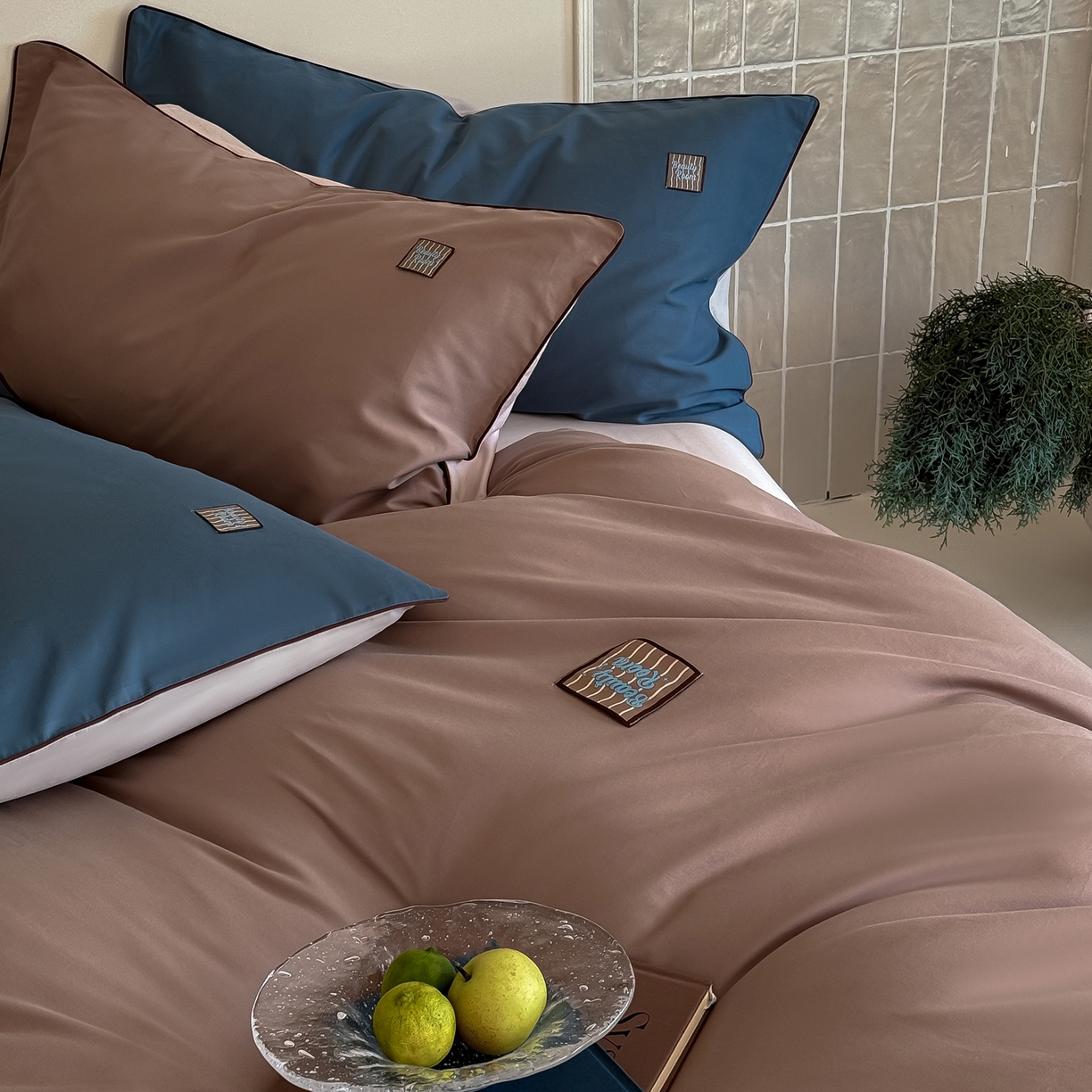 91家纺网 家纺一手货源 找家纺 （总）简纯主义 2025新款全棉纯棉磨毛四件套-多巴胺系列