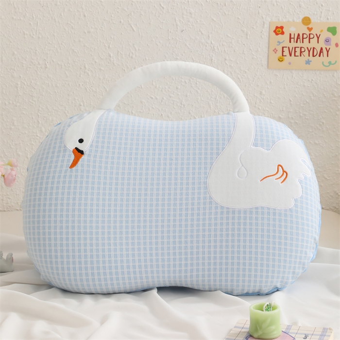 91家纺网 家纺一手货源 找家纺 （总）大熊枕芯 2025新款手提袋大鹅猫肚记忆枕