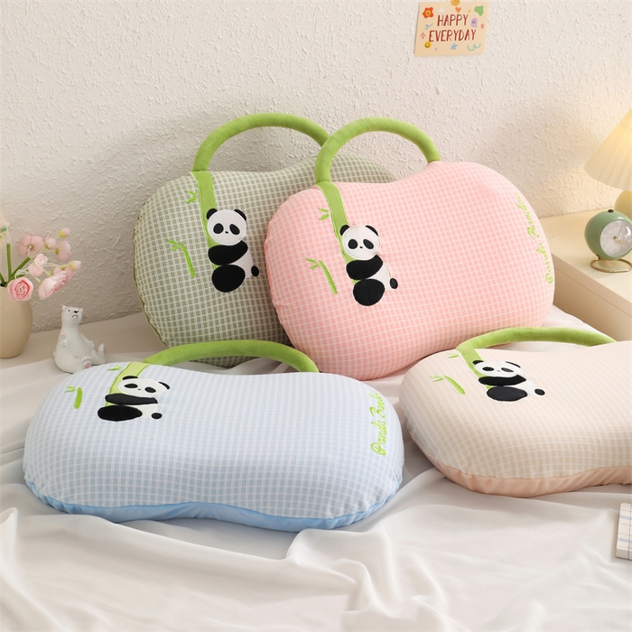 （总）大熊枕芯 2025新款手提袋熊猫猫肚记忆枕