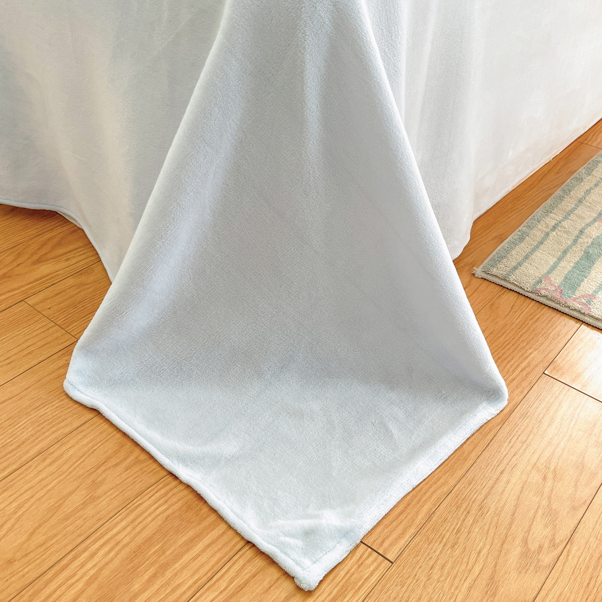 91家纺网 家纺一手货源 找家纺 如一 2025新款卡通毛巾绣系列牛奶绒四件套第二批 晚安小象