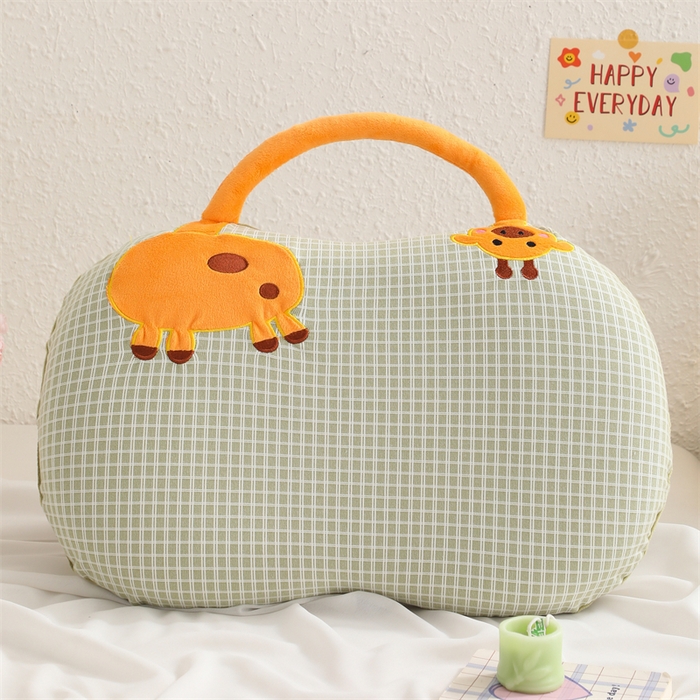 91家纺网 家纺一手货源 找家纺 （总）大熊枕芯 2025新款手提袋长颈鹿猫肚记忆枕