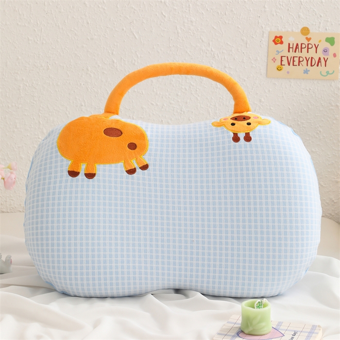 91家纺网 家纺一手货源 找家纺 （总）大熊枕芯 2025新款手提袋长颈鹿猫肚记忆枕