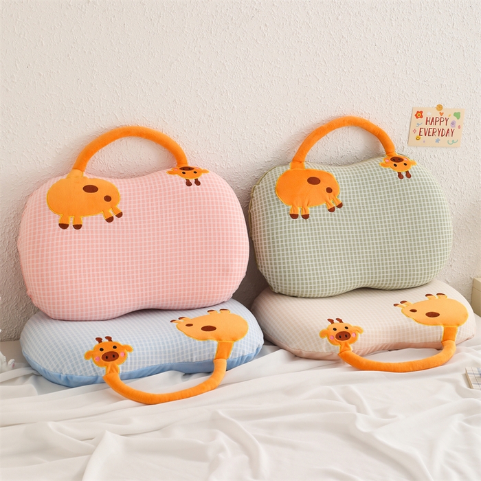 （总）大熊枕芯 2025新款手提袋长颈鹿猫肚记忆枕