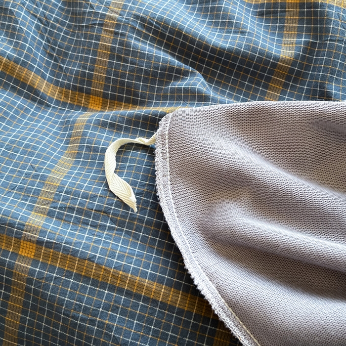 91家纺网 家纺一手货源 找家纺 柠萌家居 2025新款无印良品风双拼全棉色织水洗棉加牛奶绒四件套简约全棉拼牛奶绒四件套 提供买家秀 棉+绒-瓦尔灰