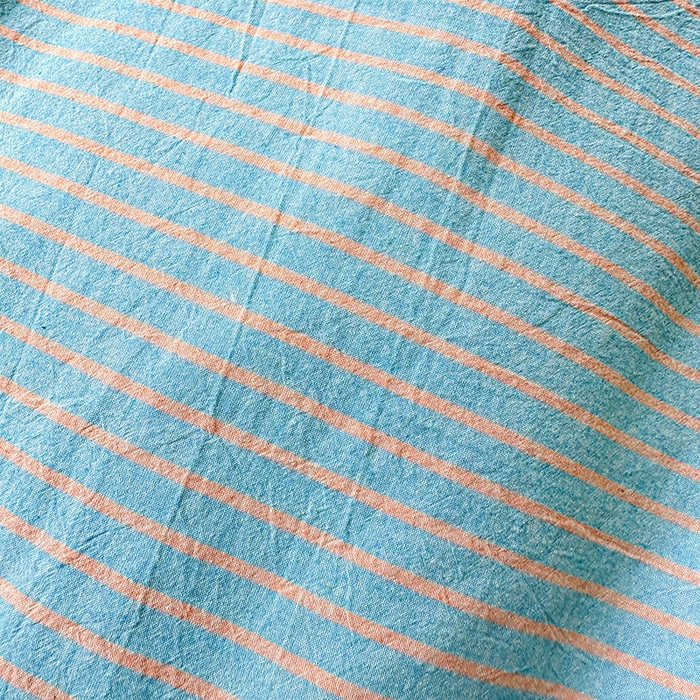 91家纺网 家纺一手货源 找家纺 柠萌家居 2025新款无印良品风双拼全棉色织水洗棉加牛奶绒四件套简约全棉拼牛奶绒四件套 提供买家秀 棉+绒蓝咖条