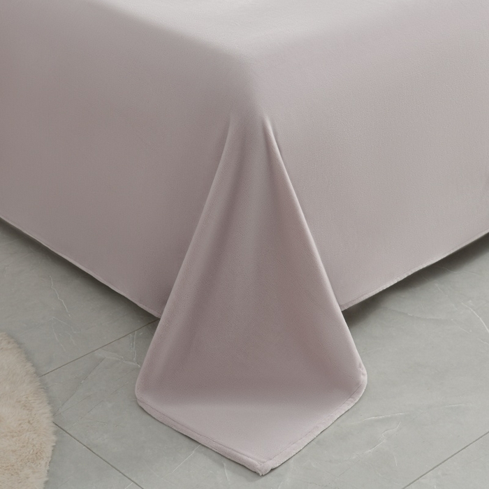 91家纺网 家纺一手货源 找家纺 优家居 2025新款高克重240克雕花烂花夹棉床盖四件套床单四件套牛奶绒床裙四件套 朱丽叶-紫