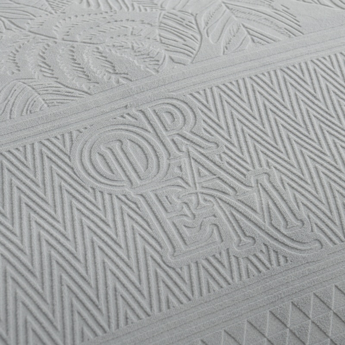 91家纺网 家纺一手货源 找家纺 优家居 2025新款高克重240克雕花烂花夹棉床盖四件套床单四件套牛奶绒床裙四件套 朱丽叶-灰