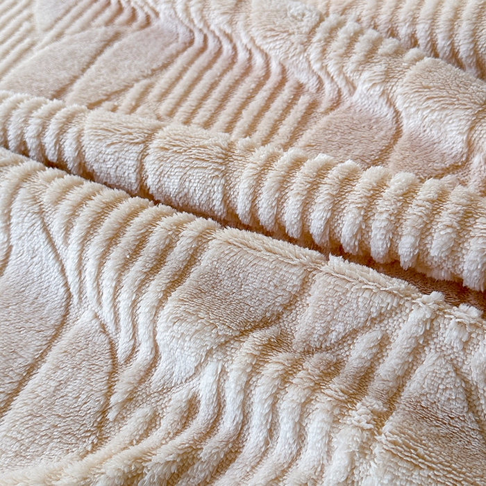 91家纺网 家纺一手货源 找家纺 佳居缘 【双面绒-叶子】 2025加厚保暖羊羔绒毛毯双层塔芙绒毯子跨境专供外贸出口定制 叶子-奶咖