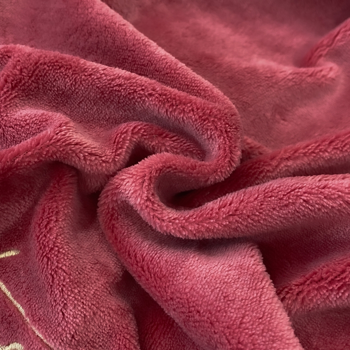 91家纺网 家纺一手货源 找家纺 佳居缘 2025新款牛奶绒贴布绣四件套-黛西 黛西-豆沙红