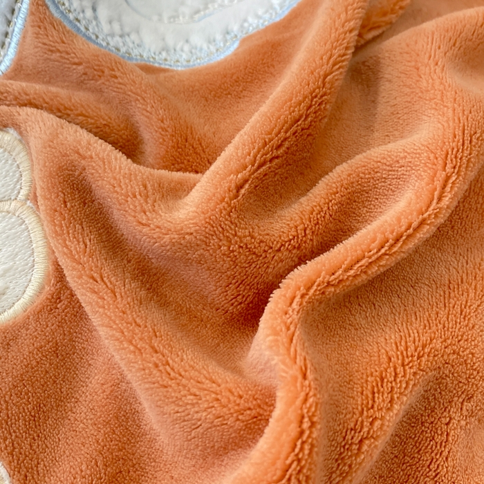 91家纺网 家纺一手货源 找家纺 佳居缘 2025新款牛奶绒贴布绣四件套-黛西 黛西-南瓜橘