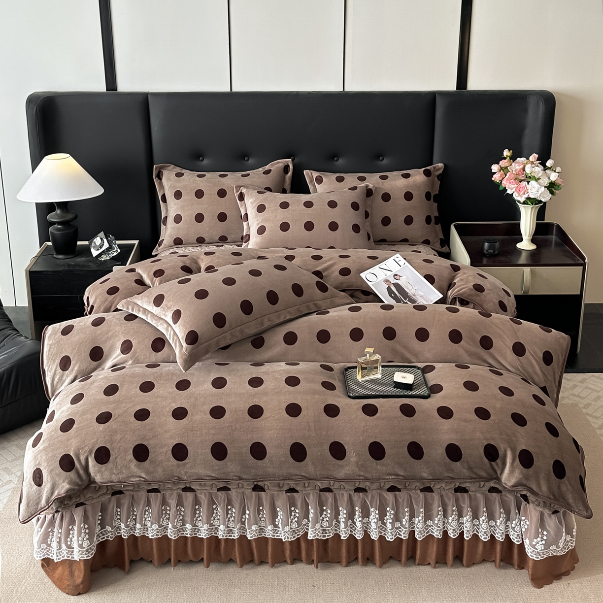 91家纺网 家纺一手货源 找家纺 （总）栩裕纺织 2025新款加厚牛奶绒床盖四件套