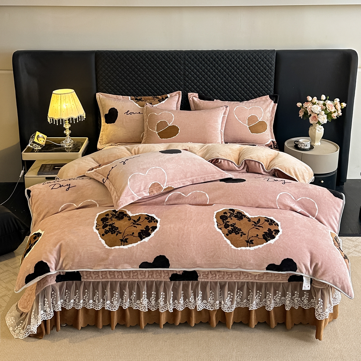 91家纺网 家纺一手货源 找家纺 （总）栩裕纺织 2025新款加厚牛奶绒床盖四件套