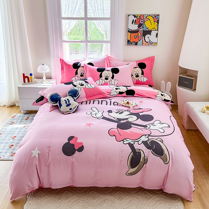 91家纺网 家纺一手货源 找家纺 （总）眷恋家纺 2025秋冬加厚全棉生态磨毛卡通三件套四件套