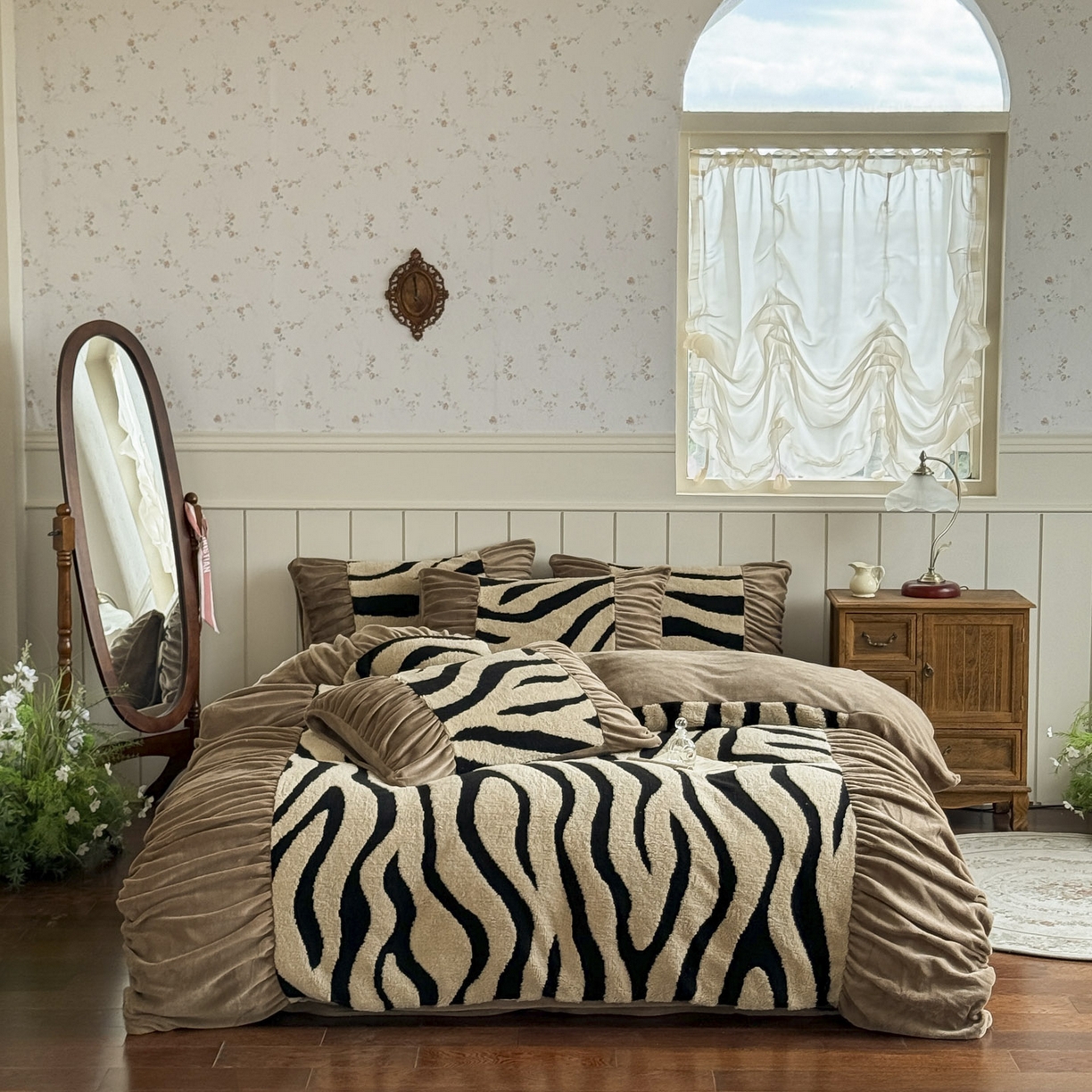 91家纺网 家纺一手货源 找家纺 （总）新印象 2025新款法式阳离子绒保暖床盖四件套