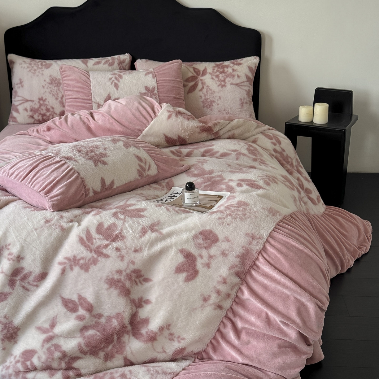 91家纺网 家纺一手货源 找家纺 （总）新印象 2025新款复古法式兔毛绒保暖四件套