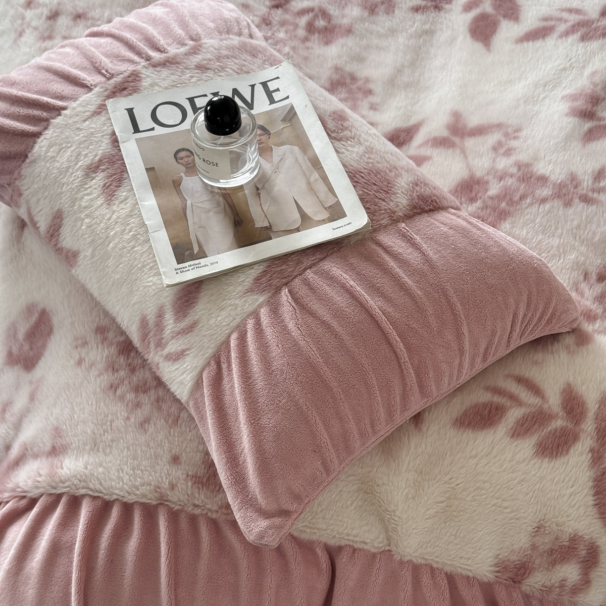 91家纺网 家纺一手货源 找家纺 （总）新印象 2025新款复古法式兔毛绒保暖四件套