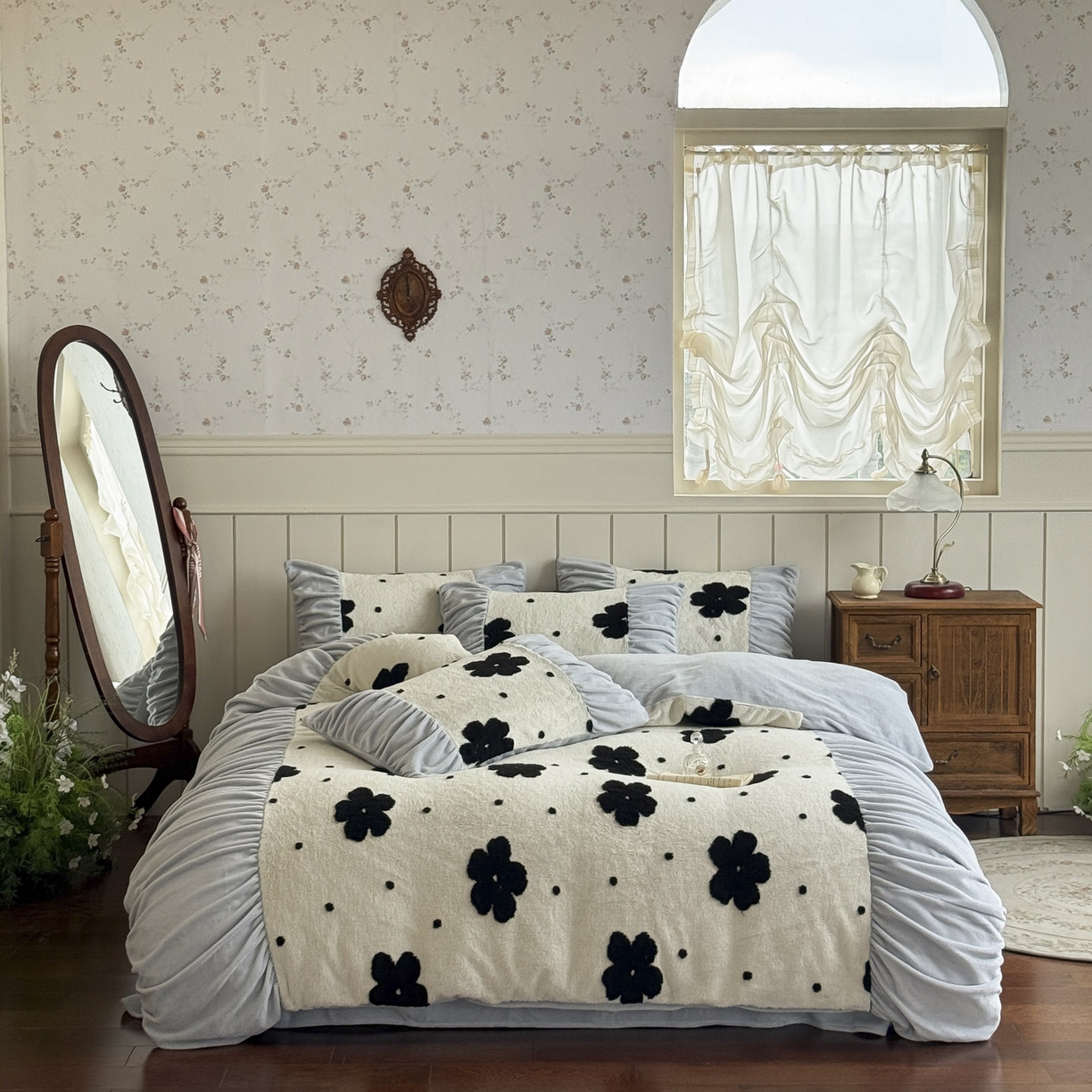 91家纺网 家纺一手货源 找家纺 （总）新印象 2025新款法式阳离子绒保暖床盖四件套