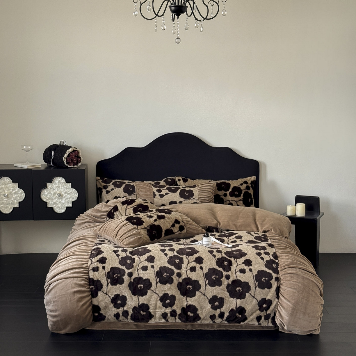 91家纺网 家纺一手货源 找家纺 （总）新印象 2025新款复古法式兔毛绒保暖四件套