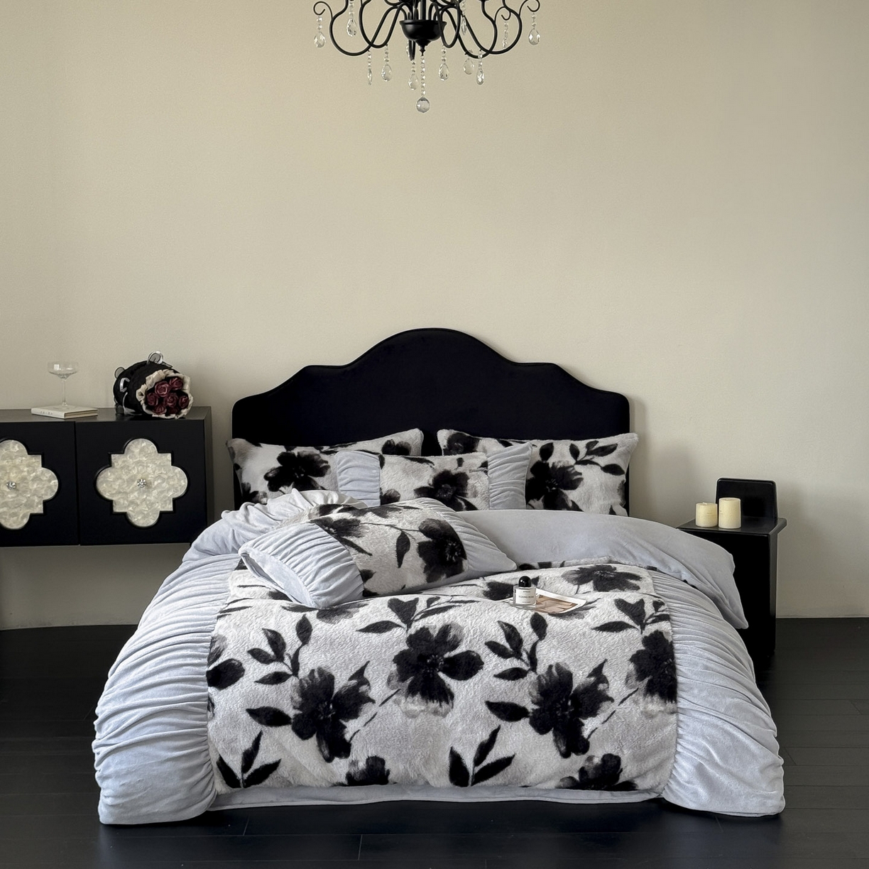 新印象 2025新款复古法式兔毛绒保暖四件套 复古法式 -奥丽加朵