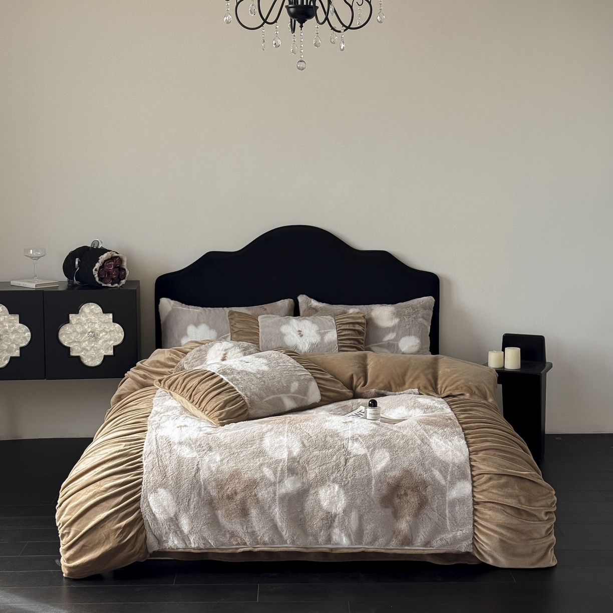 新印象 2025新款复古法式兔毛绒保暖四件套 复古法式-芙微