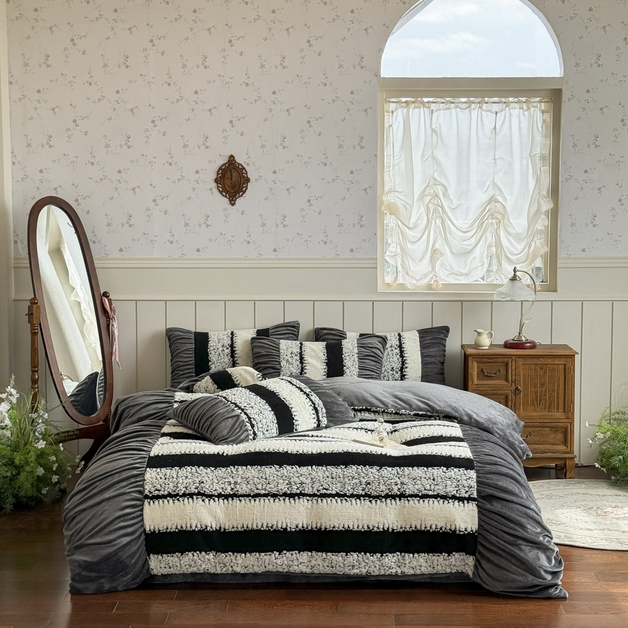 新印象 2025新款法式阳离子绒保暖床盖四件套 里维斯