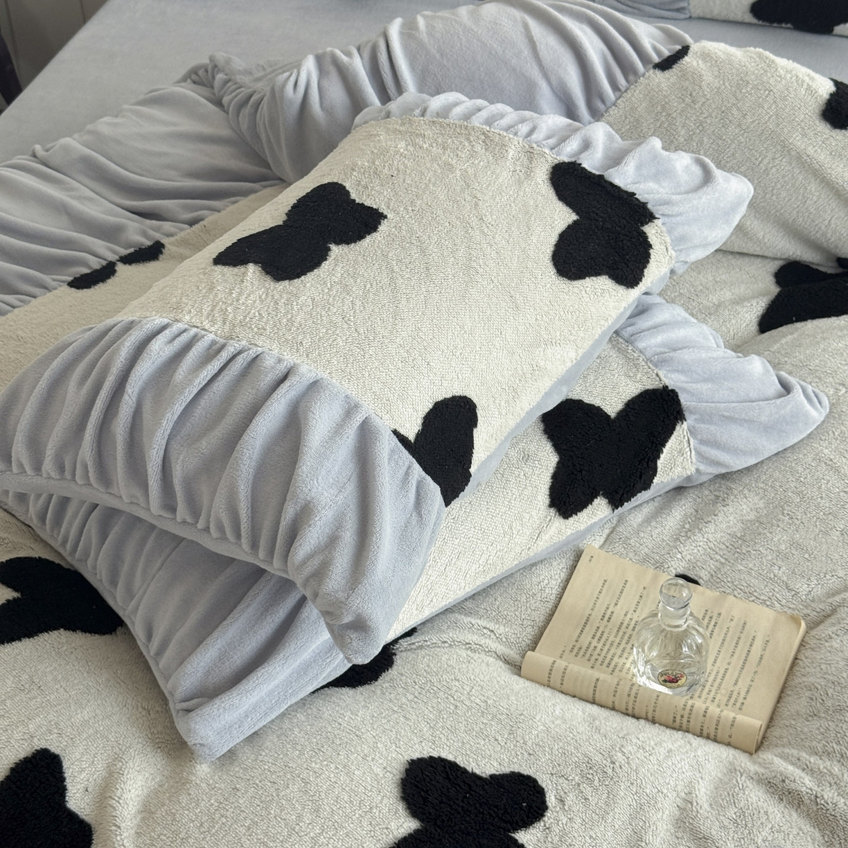 91家纺网 家纺一手货源 找家纺 新印象 2025新款法式阳离子绒保暖床盖四件套 琳蝶