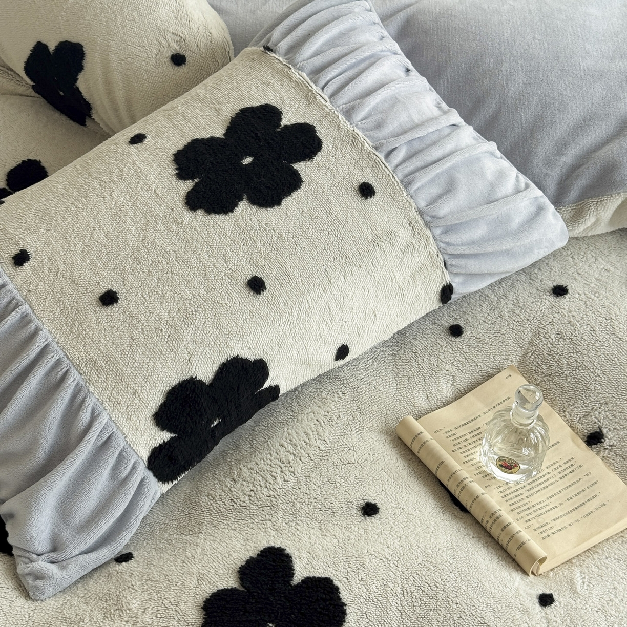 91家纺网 家纺一手货源 找家纺 新印象 2025新款法式阳离子绒保暖床盖四件套 慕朵