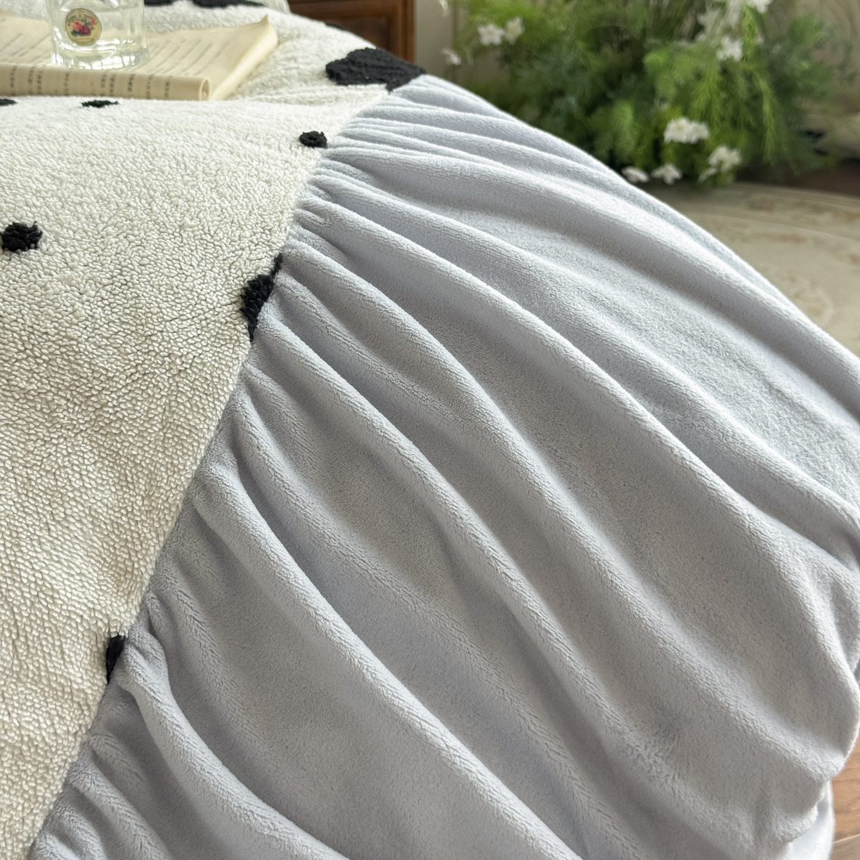 91家纺网 家纺一手货源 找家纺 新印象 2025新款法式阳离子绒保暖床盖四件套 慕朵