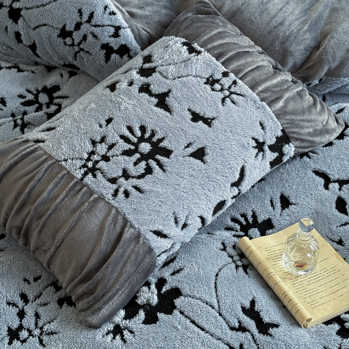 91家纺网 家纺一手货源 找家纺 新印象 2025新款法式阳离子绒保暖床盖四件套 缇娜