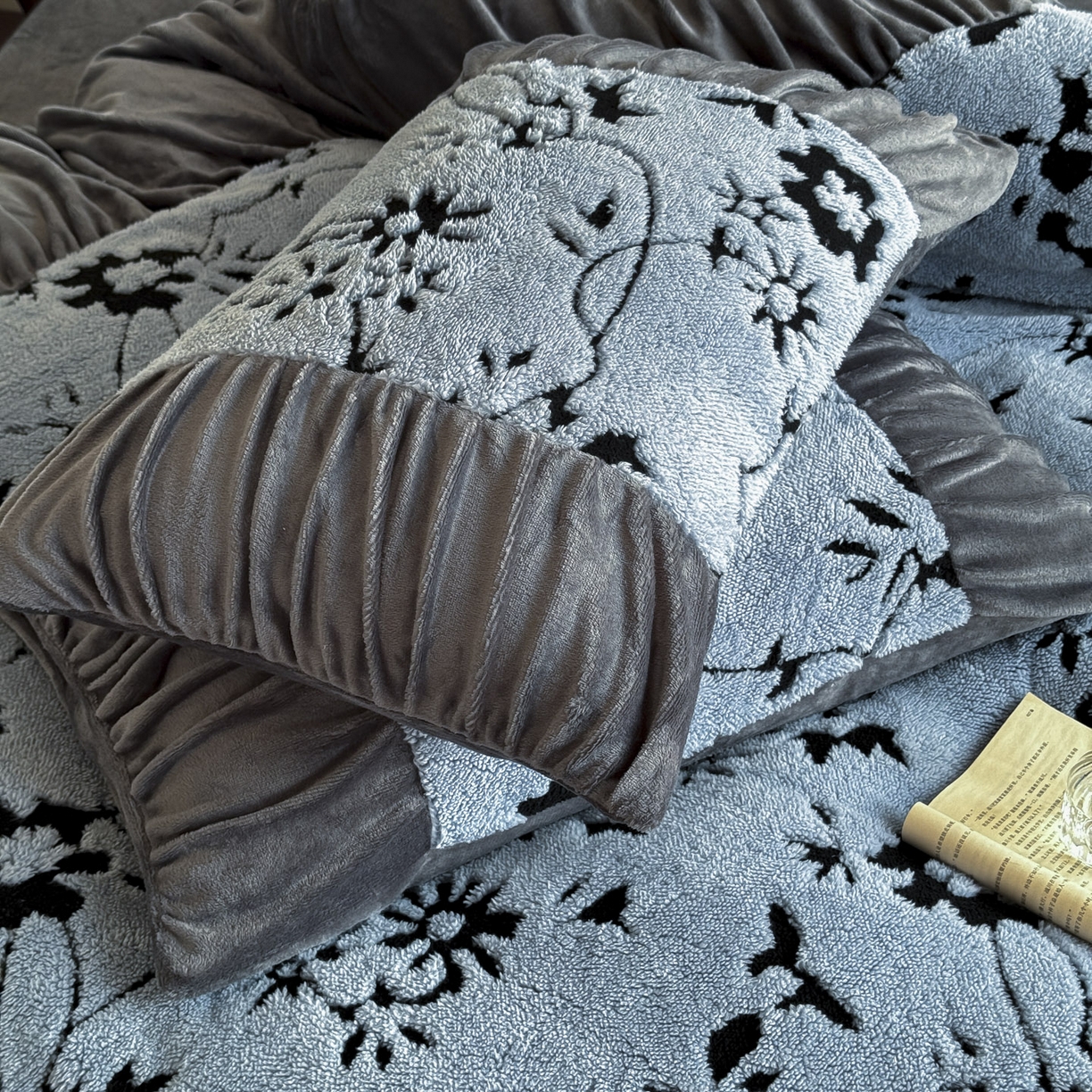 91家纺网 家纺一手货源 找家纺 新印象 2025新款法式阳离子绒保暖床盖四件套 缇娜