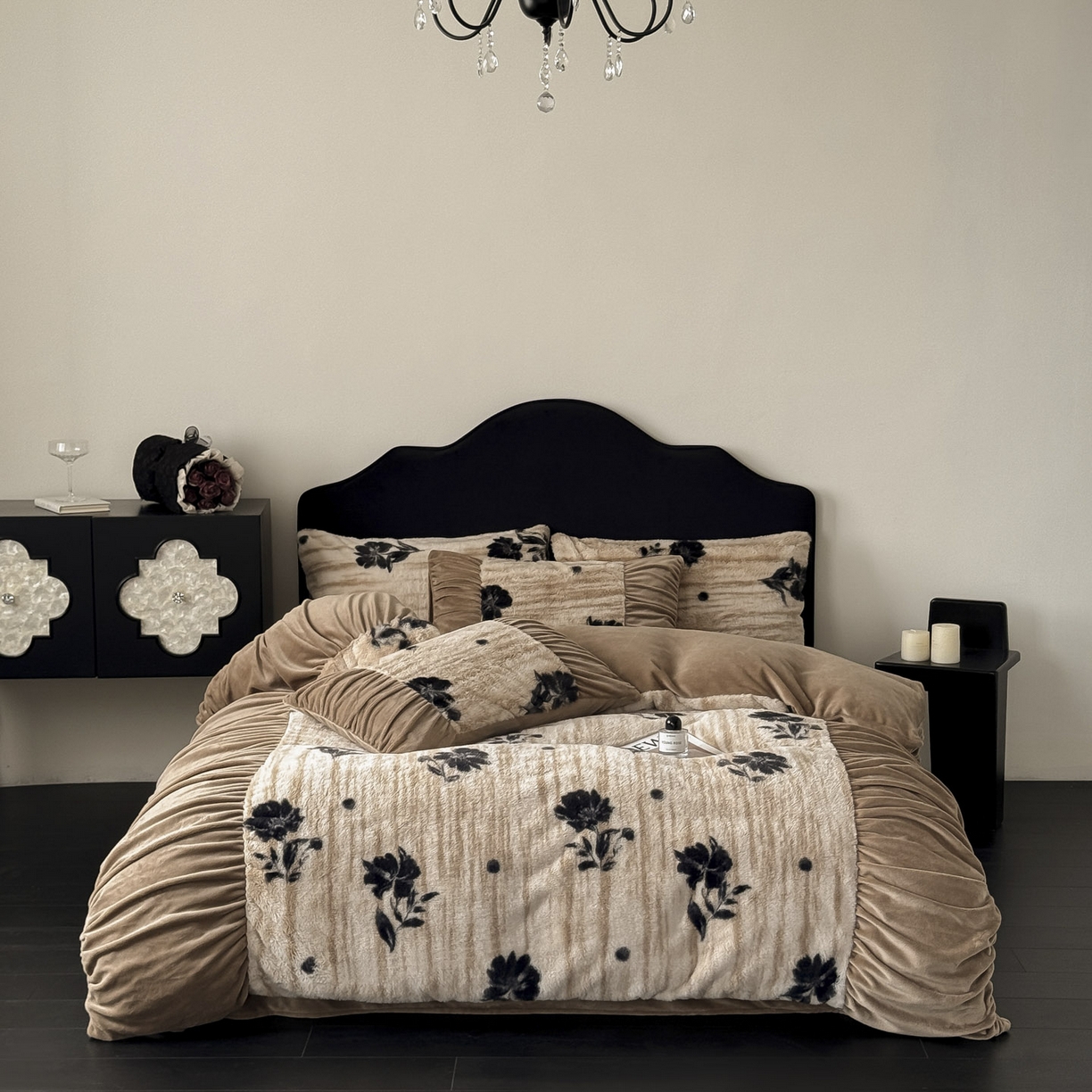 新印象 2025新款复古法式兔毛绒保暖四件套 复古法式-蔓朵