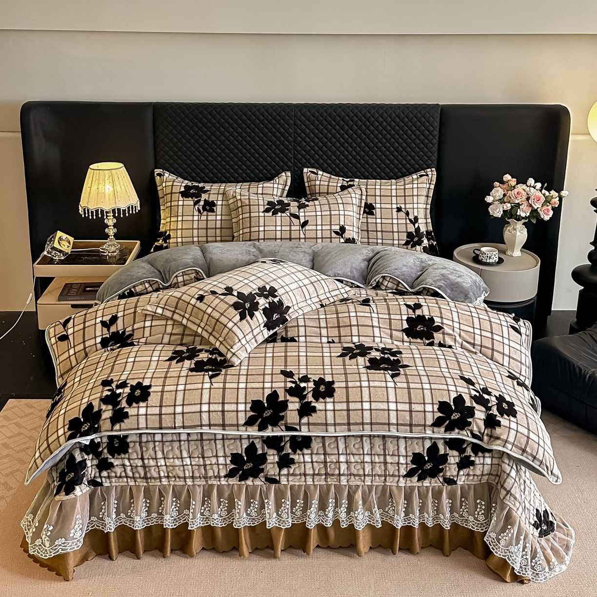 家纺货源 南通家纺 一件代发（总）栩裕纺织 2025新款加厚牛奶绒床盖四件套