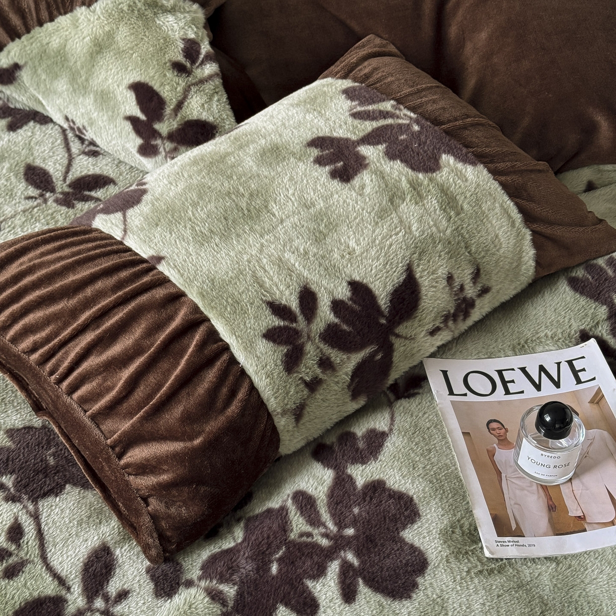 91家纺网 家纺一手货源 找家纺 新印象 2025新款复古法式兔毛绒保暖四件套 复古法式-莫兰朵