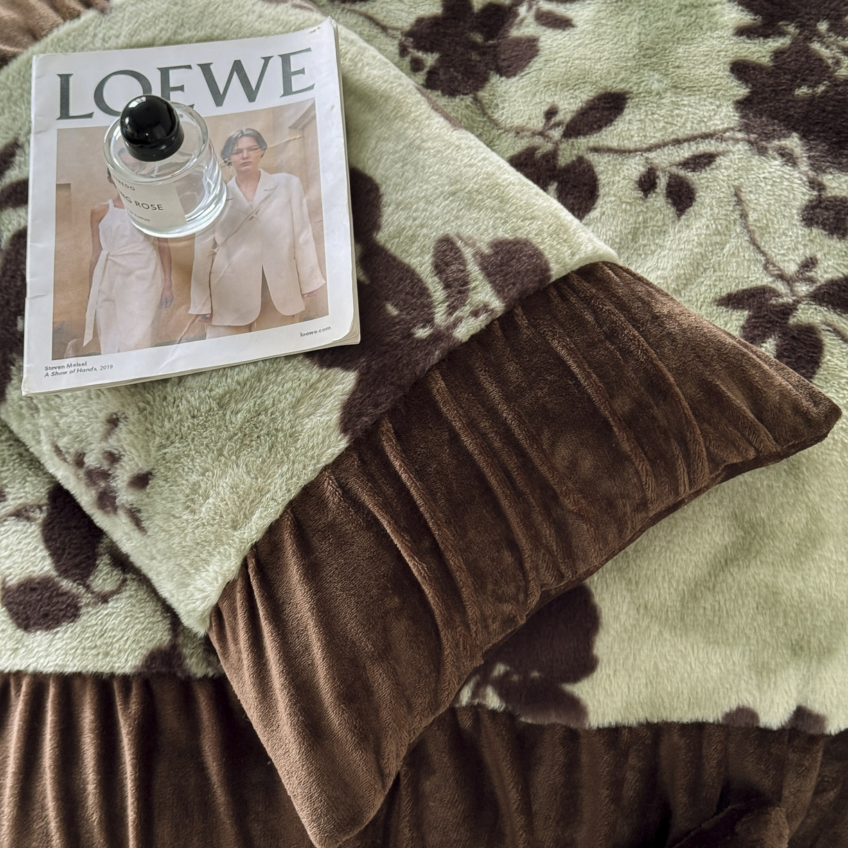 91家纺网 家纺一手货源 找家纺 新印象 2025新款复古法式兔毛绒保暖四件套 复古法式-莫兰朵