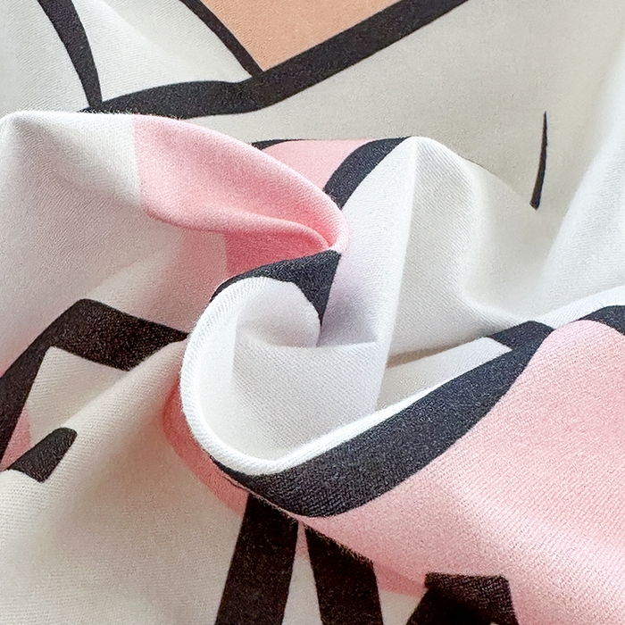 91家纺网 家纺一手货源 找家纺 眷恋家纺 2025秋冬加厚全棉生态磨毛卡通三件套四件套 梨涡圆点