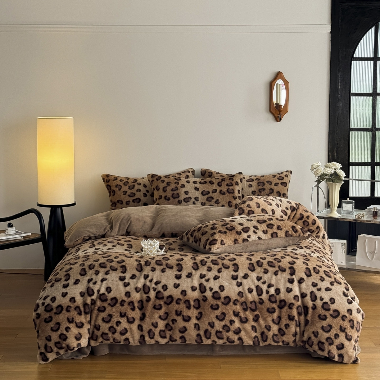 91家纺网 家纺一手货源 找家纺 （总）新印象 2025新款美拉德系列兔毛绒保暖四件套