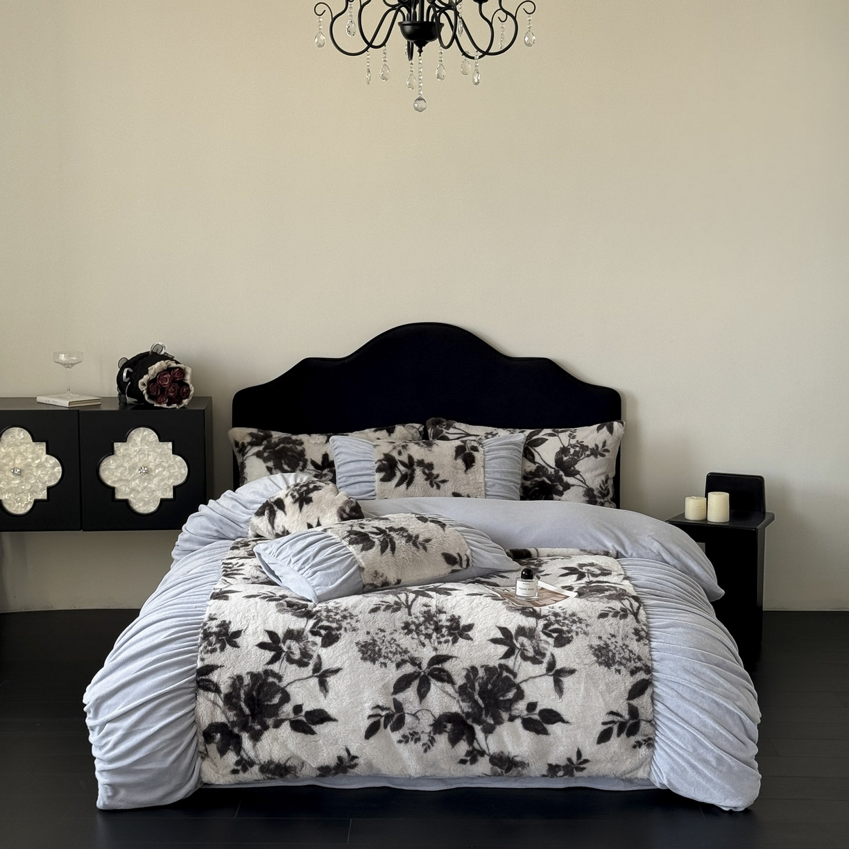 新印象 2025新款复古法式兔毛绒保暖四件套 复古法式-奢香之都