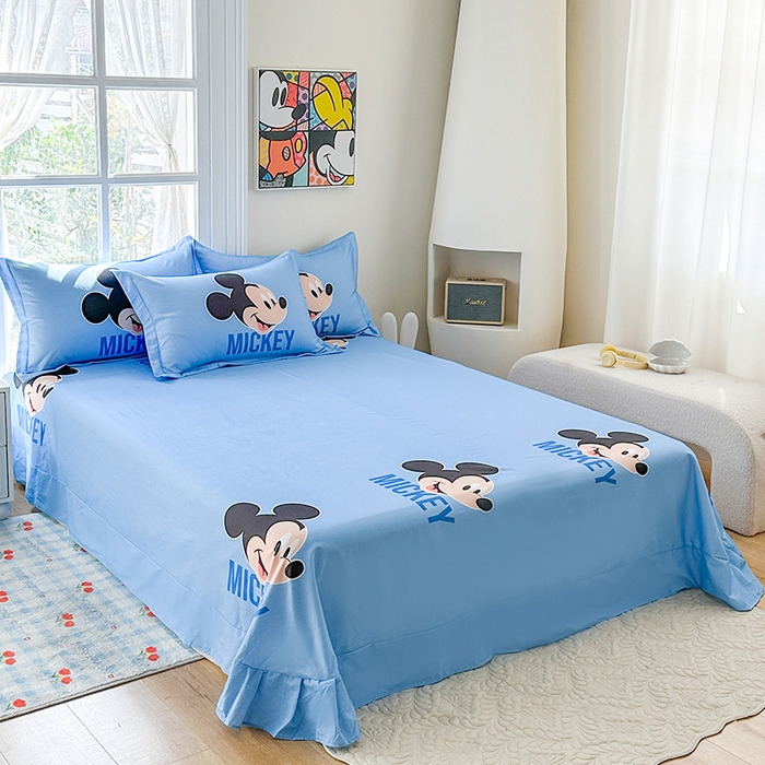 91家纺网 家纺一手货源 找家纺 眷恋家纺 2025秋冬加厚全棉生态磨毛卡通三件套四件套 欧耶