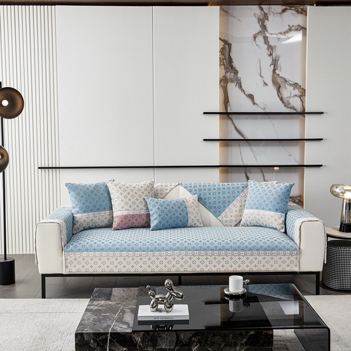 （總）峻楊 2025新款柔軟親膚雪尼爾沙發墊耐用耐磨防滑四季可用可機洗水洗定制尺寸請聯系客服-香氛世家