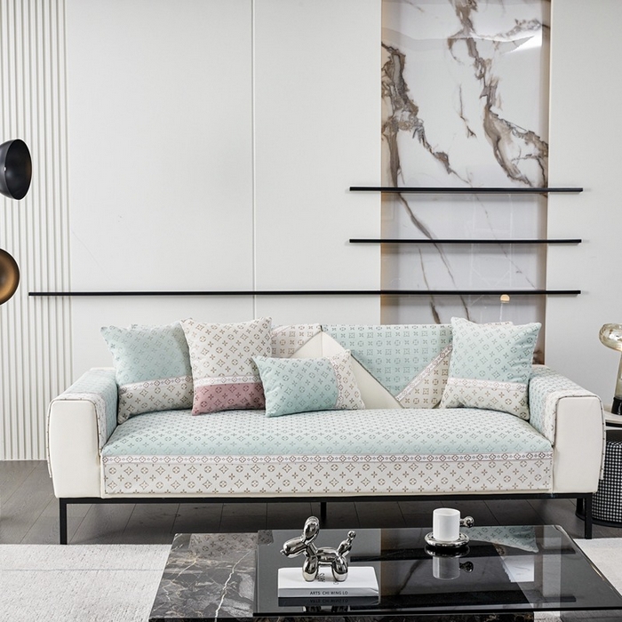 91家纺网 家纺一手货源 找家纺 （总）峻杨 2025新款柔软亲肤雪尼尔沙发垫耐用耐磨防滑四季可用可机洗水洗定制尺寸请联系客服-香氛世家