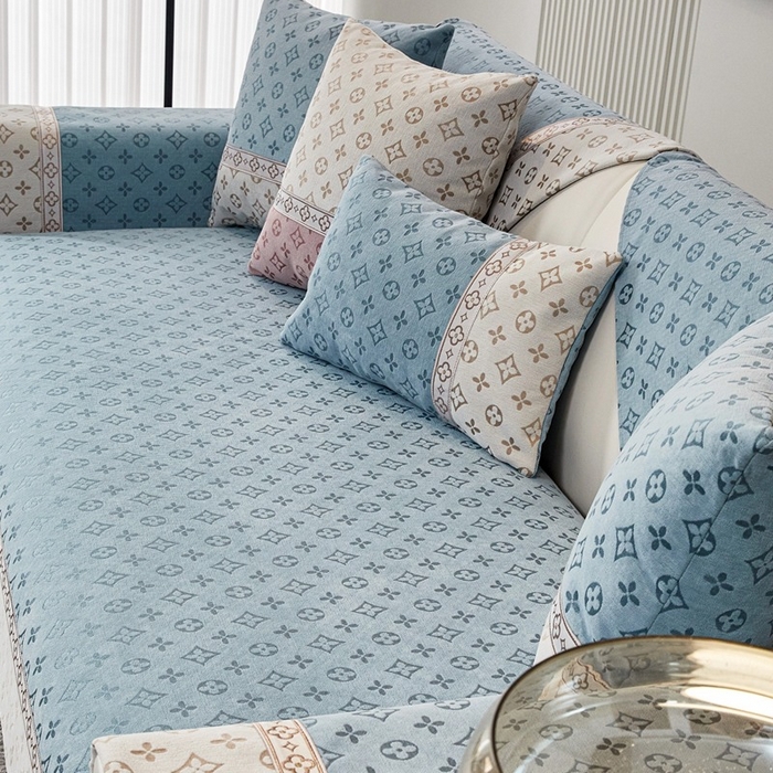 91家纺网 家纺一手货源 找家纺 （总）峻杨 2025新款柔软亲肤雪尼尔沙发垫耐用耐磨防滑四季可用可机洗水洗定制尺寸请联系客服-香氛世家