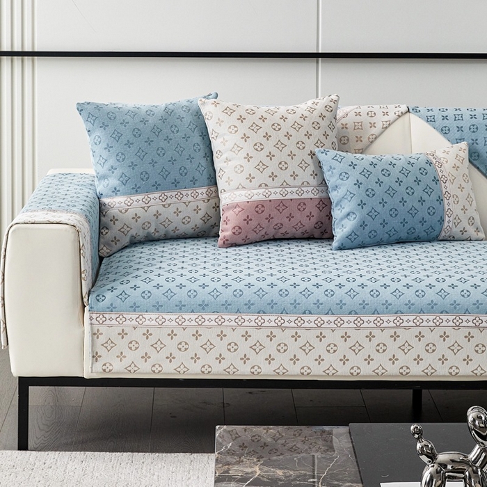 91家纺网 家纺一手货源 找家纺 （总）峻杨 2025新款柔软亲肤雪尼尔沙发垫耐用耐磨防滑四季可用可机洗水洗定制尺寸请联系客服-香氛世家