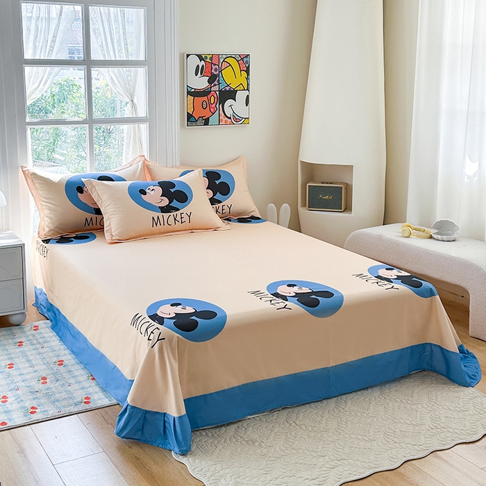 91家纺网 家纺一手货源 找家纺 眷恋家纺 2025秋冬加厚全棉生态磨毛卡通三件套四件套 少年奇奇